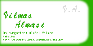 vilmos almasi business card